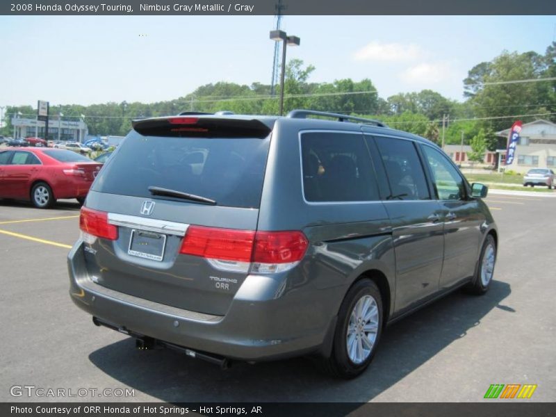Nimbus Gray Metallic / Gray 2008 Honda Odyssey Touring
