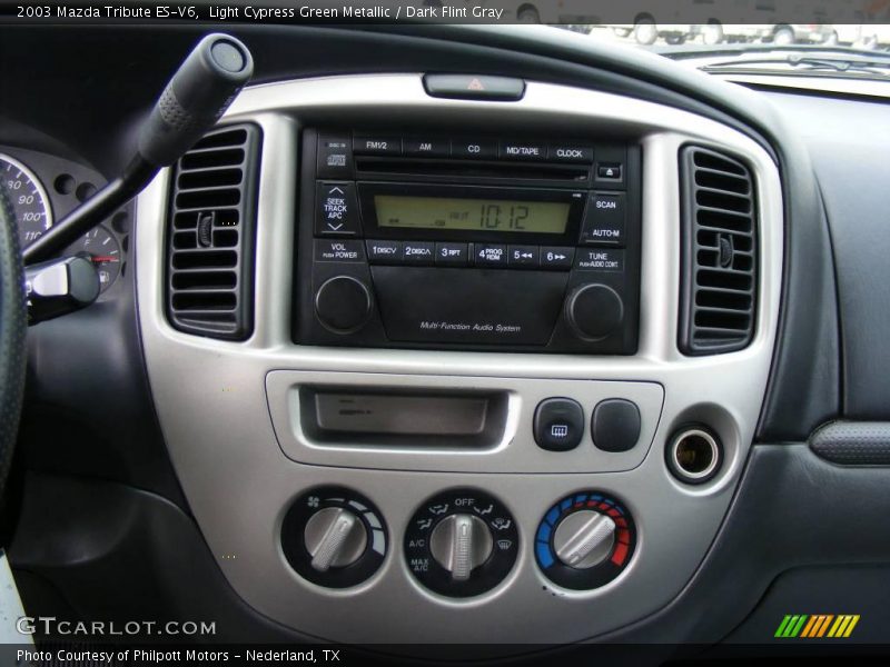 Light Cypress Green Metallic / Dark Flint Gray 2003 Mazda Tribute ES-V6