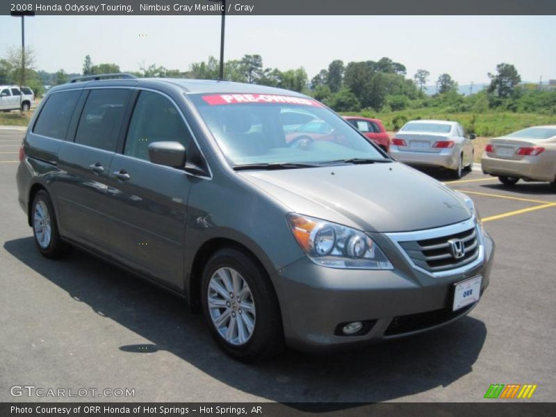 Nimbus Gray Metallic / Gray 2008 Honda Odyssey Touring
