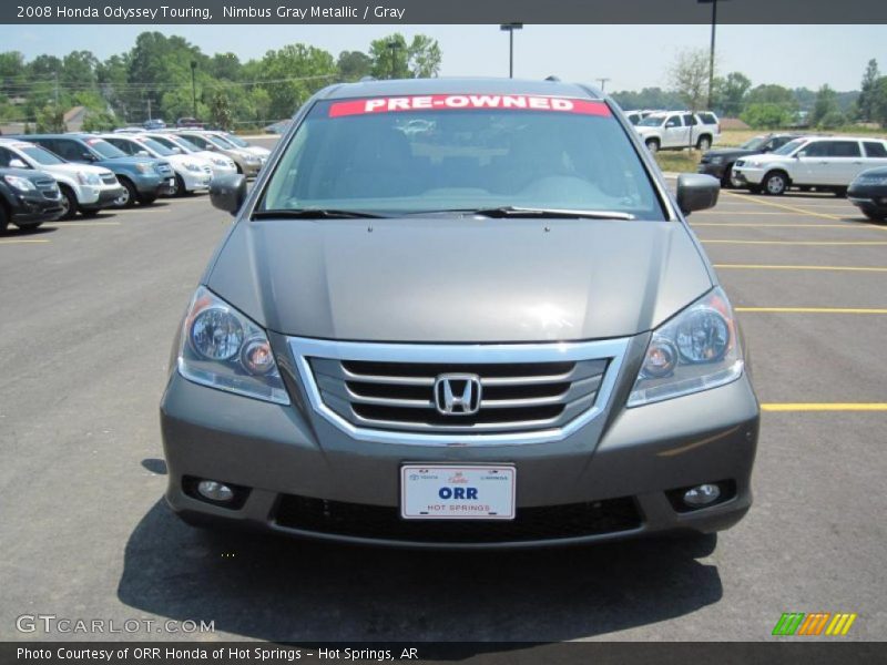 Nimbus Gray Metallic / Gray 2008 Honda Odyssey Touring