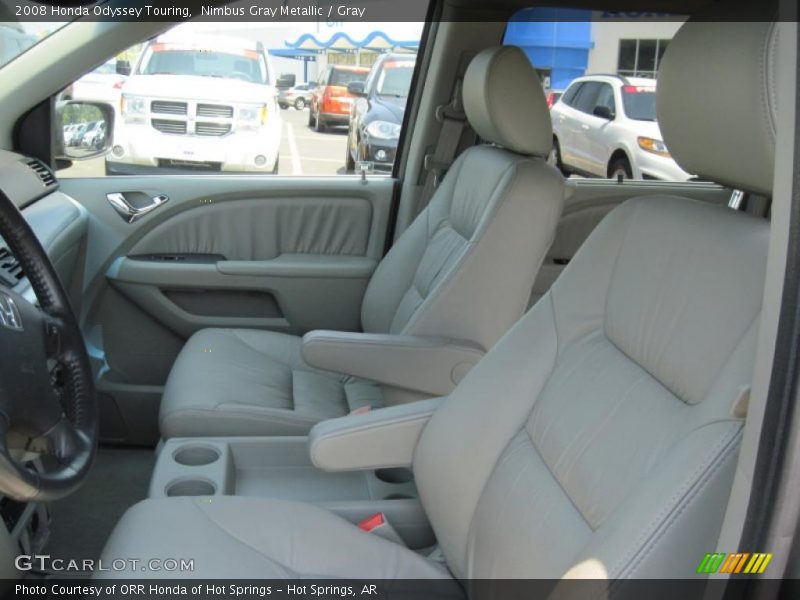 Nimbus Gray Metallic / Gray 2008 Honda Odyssey Touring