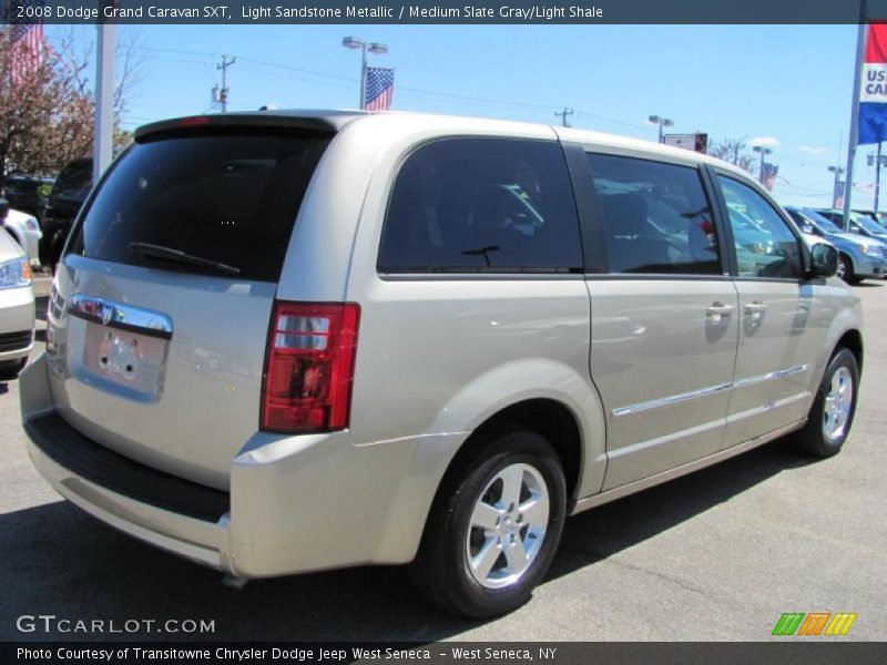 Light Sandstone Metallic / Medium Slate Gray/Light Shale 2008 Dodge Grand Caravan SXT