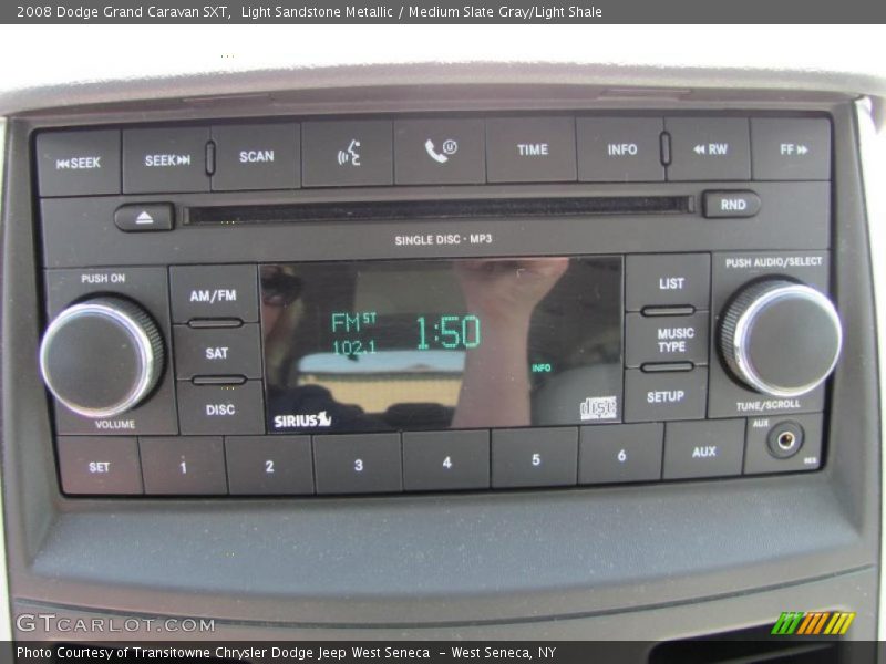 Light Sandstone Metallic / Medium Slate Gray/Light Shale 2008 Dodge Grand Caravan SXT