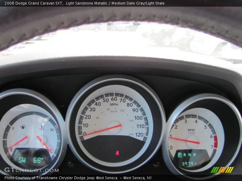 Light Sandstone Metallic / Medium Slate Gray/Light Shale 2008 Dodge Grand Caravan SXT