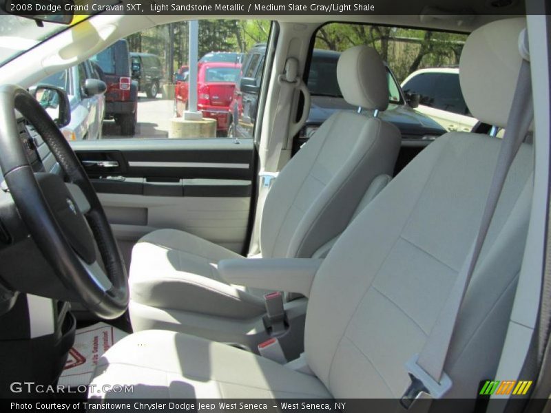 Light Sandstone Metallic / Medium Slate Gray/Light Shale 2008 Dodge Grand Caravan SXT