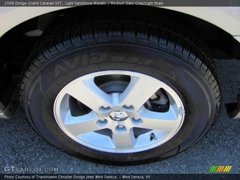 Light Sandstone Metallic / Medium Slate Gray/Light Shale 2008 Dodge Grand Caravan SXT