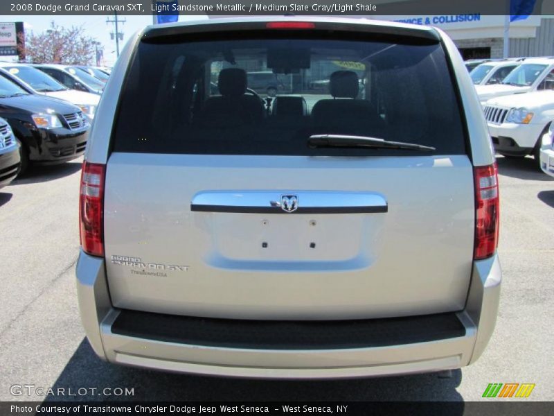 Light Sandstone Metallic / Medium Slate Gray/Light Shale 2008 Dodge Grand Caravan SXT