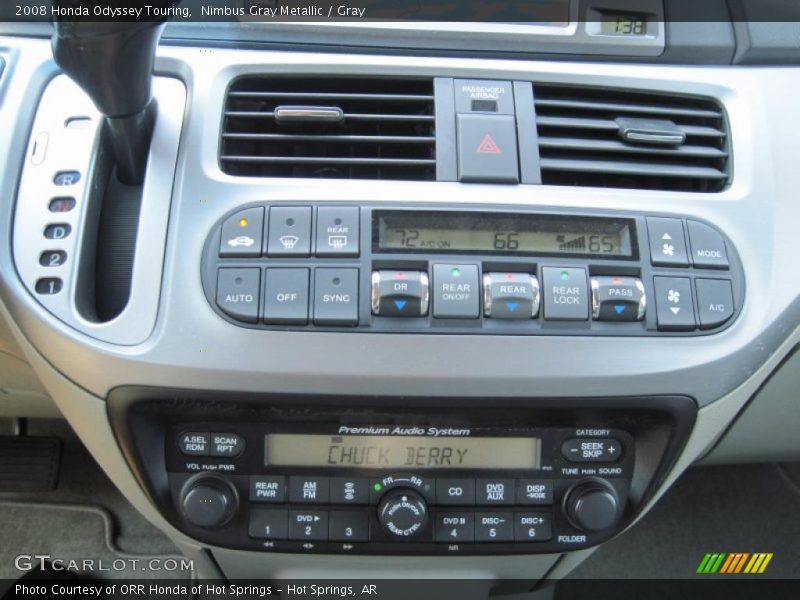 Nimbus Gray Metallic / Gray 2008 Honda Odyssey Touring