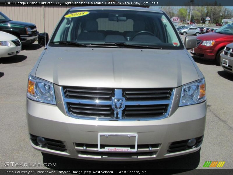 Light Sandstone Metallic / Medium Slate Gray/Light Shale 2008 Dodge Grand Caravan SXT