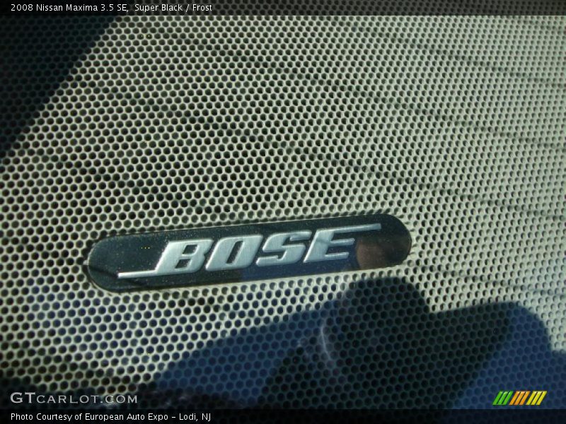 Super Black / Frost 2008 Nissan Maxima 3.5 SE
