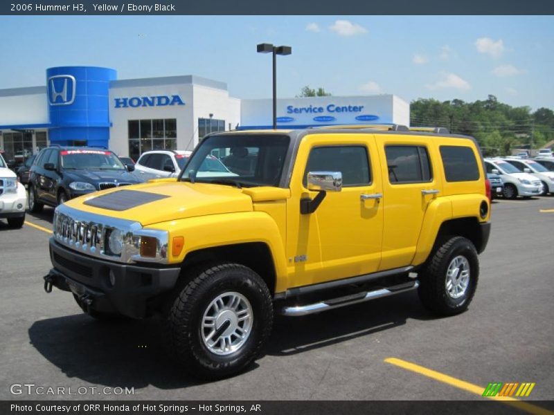 Yellow / Ebony Black 2006 Hummer H3