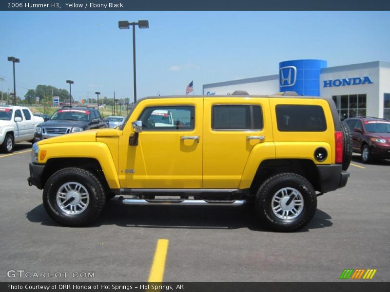 Yellow / Ebony Black 2006 Hummer H3