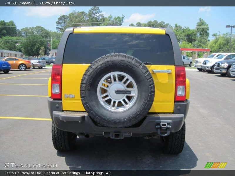 Yellow / Ebony Black 2006 Hummer H3