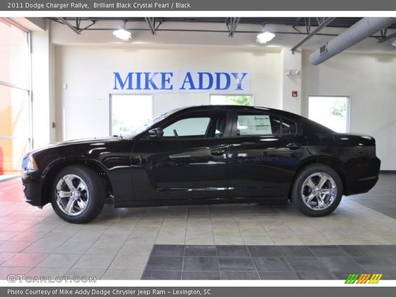 Brilliant Black Crystal Pearl / Black 2011 Dodge Charger Rallye