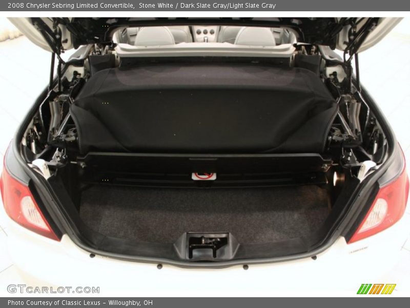 Stone White / Dark Slate Gray/Light Slate Gray 2008 Chrysler Sebring Limited Convertible