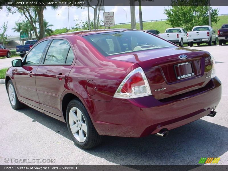 Merlot Metallic / Camel 2006 Ford Fusion SE V6