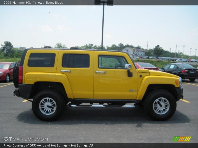 Yellow / Ebony Black 2006 Hummer H3