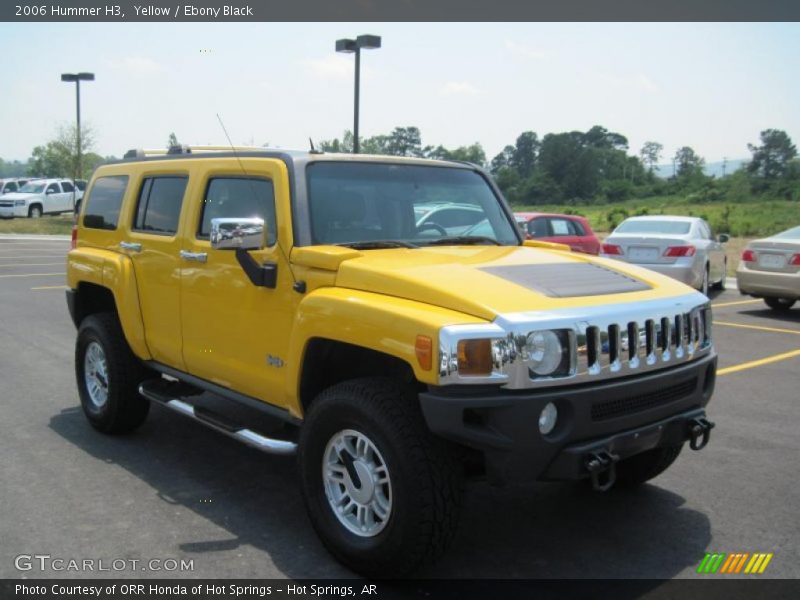 Yellow / Ebony Black 2006 Hummer H3