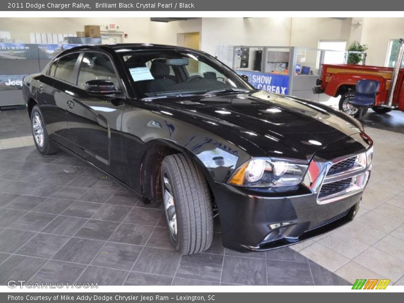 Brilliant Black Crystal Pearl / Black 2011 Dodge Charger Rallye