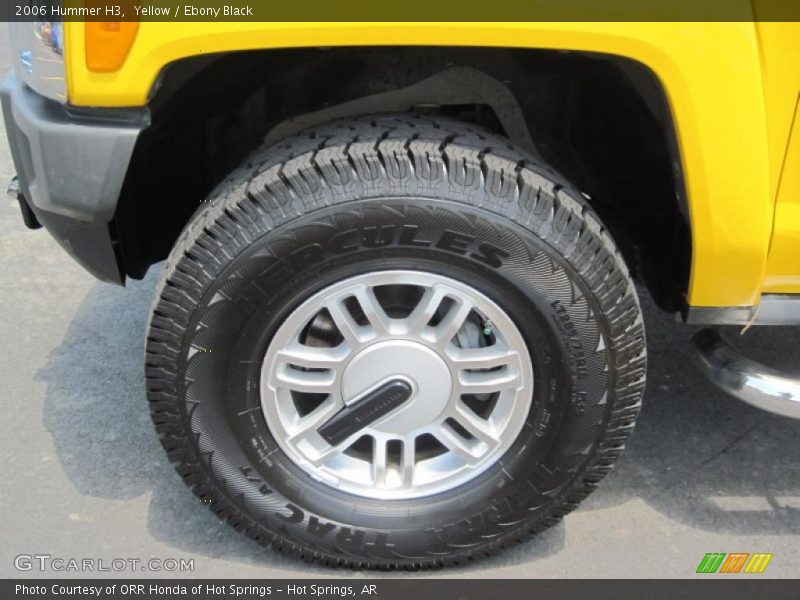 Yellow / Ebony Black 2006 Hummer H3
