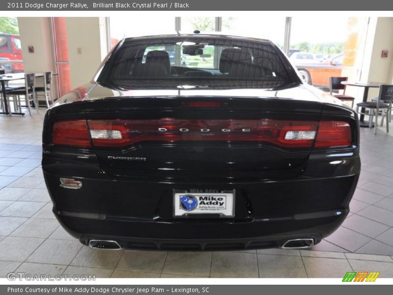 Brilliant Black Crystal Pearl / Black 2011 Dodge Charger Rallye
