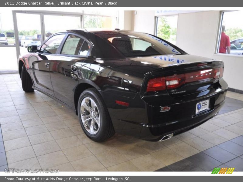 Brilliant Black Crystal Pearl / Black 2011 Dodge Charger Rallye