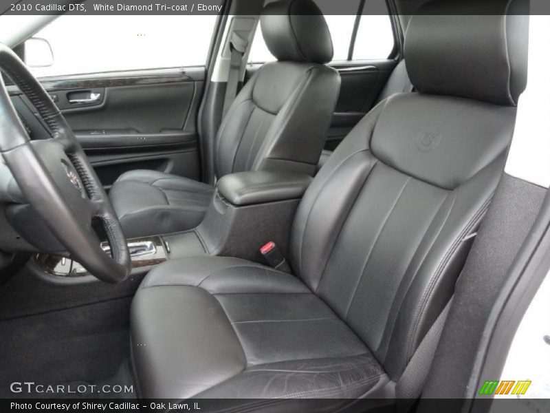 White Diamond Tri-coat / Ebony 2010 Cadillac DTS