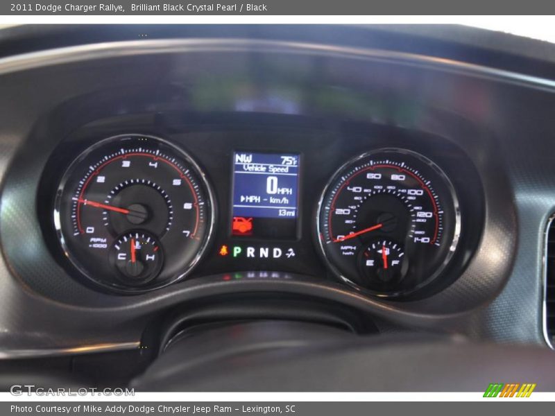Brilliant Black Crystal Pearl / Black 2011 Dodge Charger Rallye