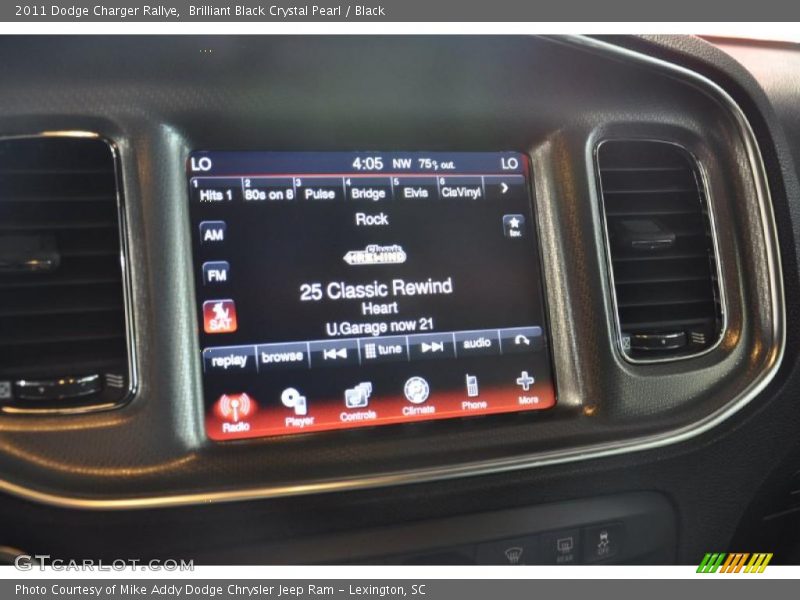 Brilliant Black Crystal Pearl / Black 2011 Dodge Charger Rallye