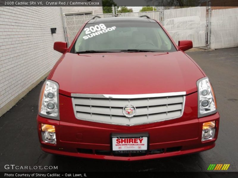 Crystal Red / Cashmere/Cocoa 2008 Cadillac SRX V6