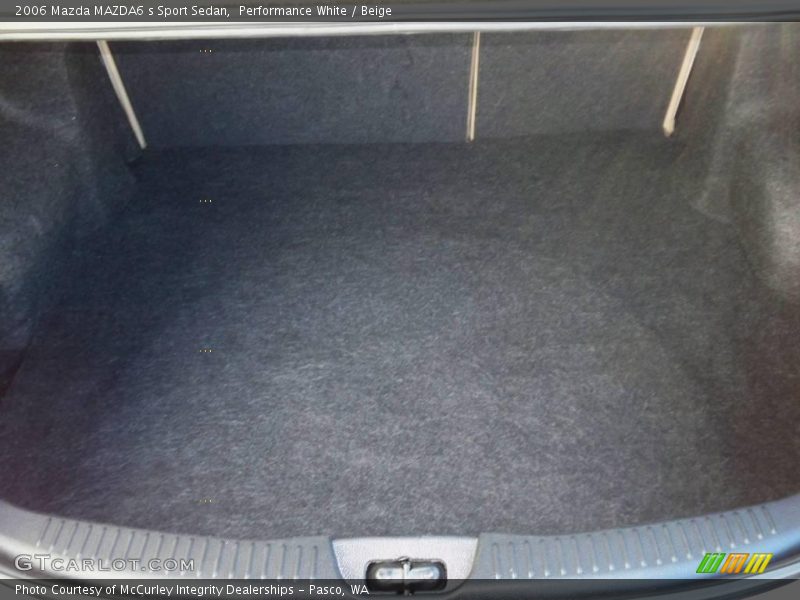 Performance White / Beige 2006 Mazda MAZDA6 s Sport Sedan