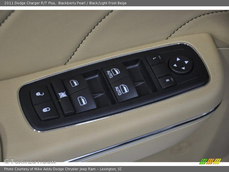 Blackberry Pearl / Black/Light Frost Beige 2011 Dodge Charger R/T Plus