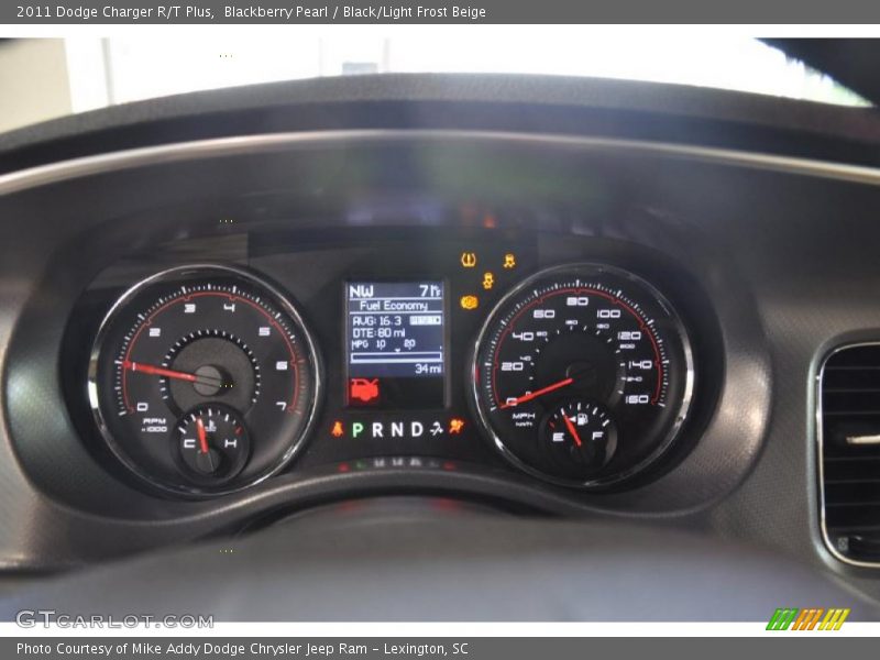 Blackberry Pearl / Black/Light Frost Beige 2011 Dodge Charger R/T Plus