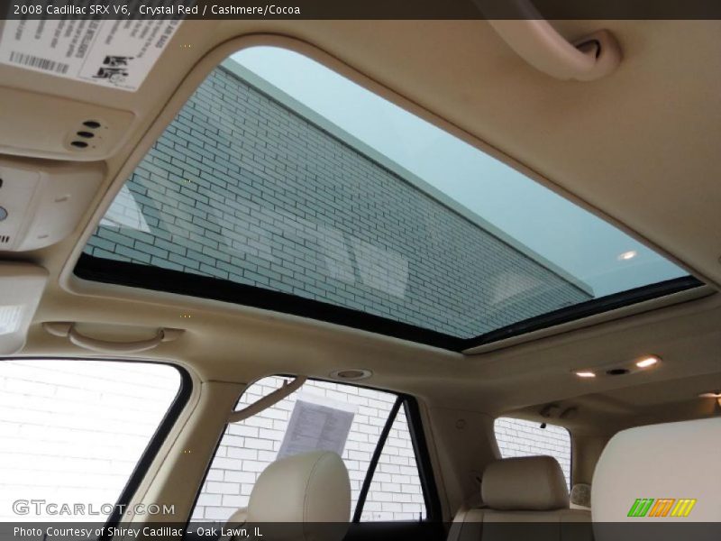 Crystal Red / Cashmere/Cocoa 2008 Cadillac SRX V6