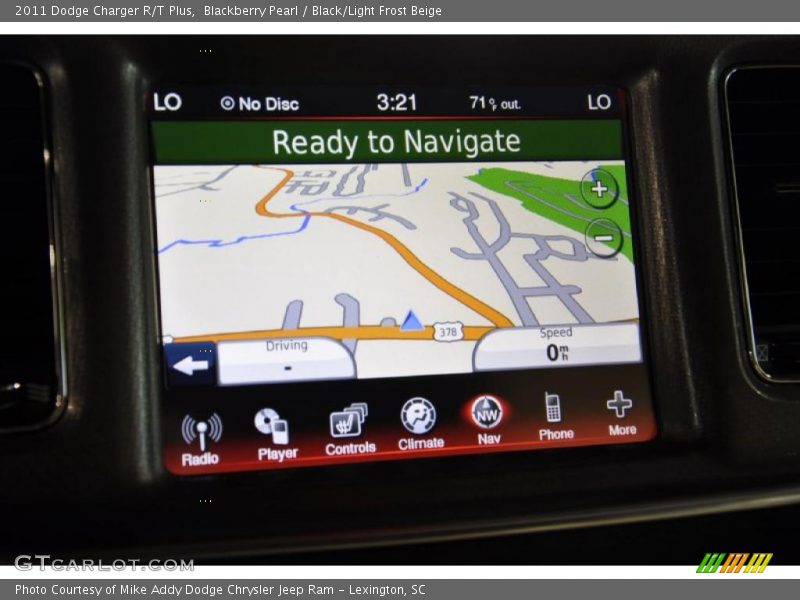 Blackberry Pearl / Black/Light Frost Beige 2011 Dodge Charger R/T Plus