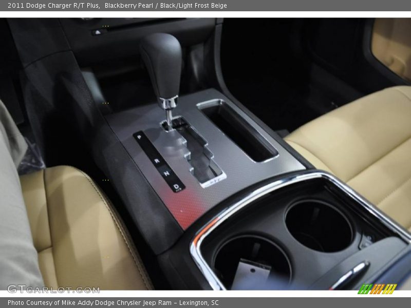 Blackberry Pearl / Black/Light Frost Beige 2011 Dodge Charger R/T Plus