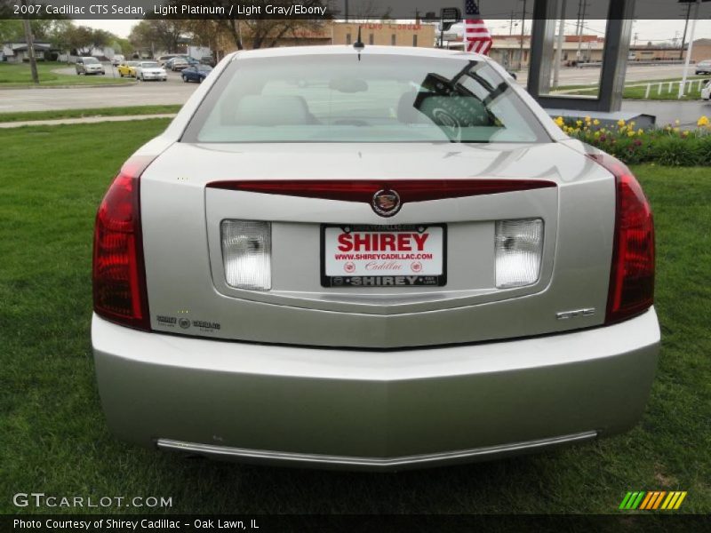 Light Platinum / Light Gray/Ebony 2007 Cadillac CTS Sedan