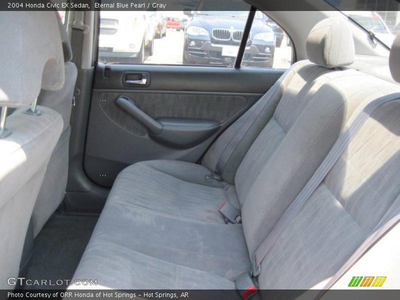 Eternal Blue Pearl / Gray 2004 Honda Civic EX Sedan
