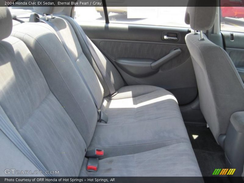 Eternal Blue Pearl / Gray 2004 Honda Civic EX Sedan