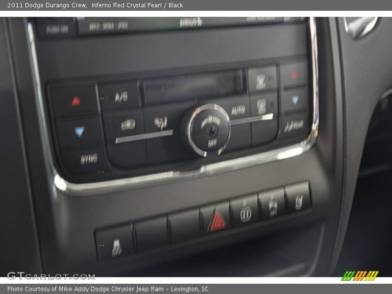 Inferno Red Crystal Pearl / Black 2011 Dodge Durango Crew