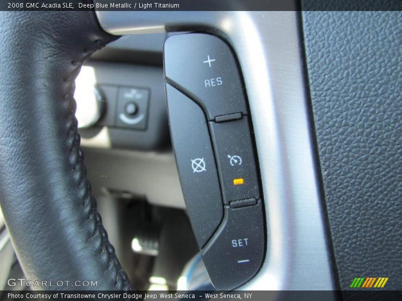 Deep Blue Metallic / Light Titanium 2008 GMC Acadia SLE