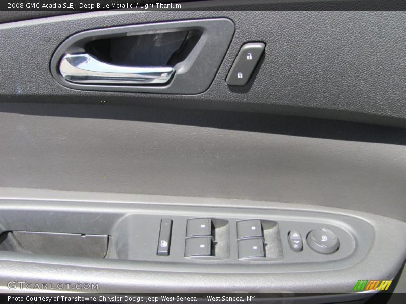 Deep Blue Metallic / Light Titanium 2008 GMC Acadia SLE