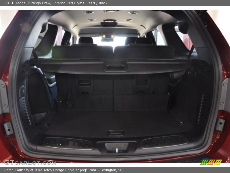 Inferno Red Crystal Pearl / Black 2011 Dodge Durango Crew