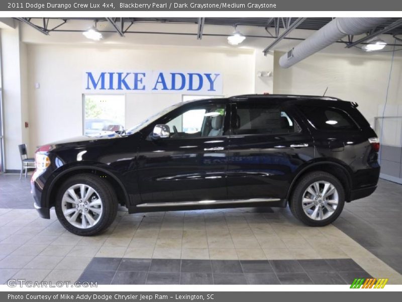Blackberry Pearl / Dark Graystone/Medium Graystone 2011 Dodge Durango Crew Lux 4x4