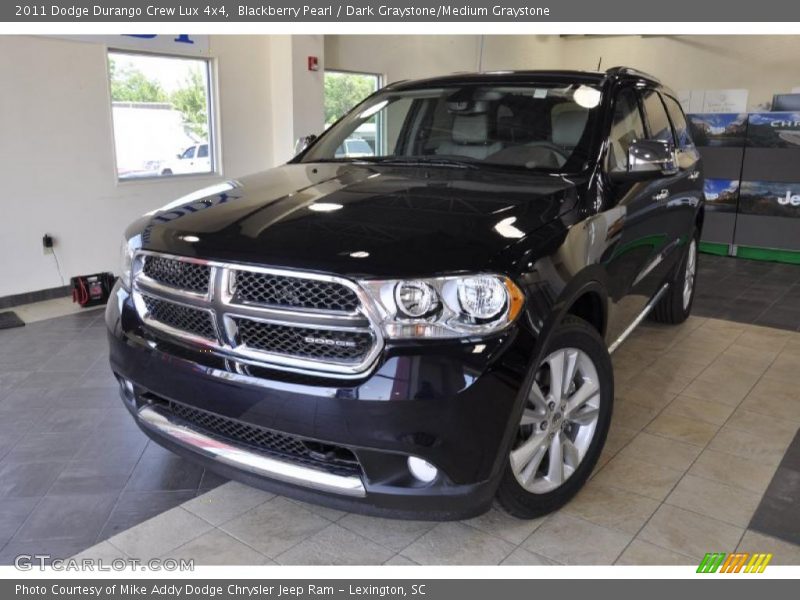 Blackberry Pearl / Dark Graystone/Medium Graystone 2011 Dodge Durango Crew Lux 4x4