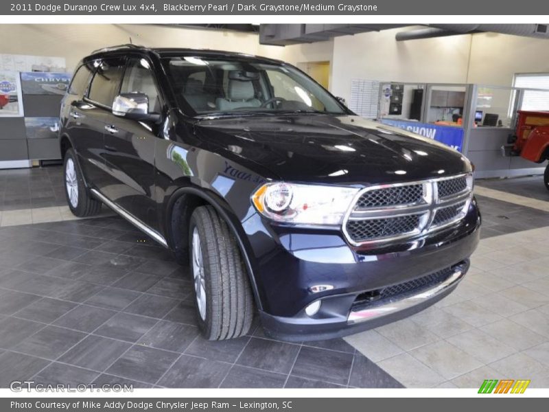Blackberry Pearl / Dark Graystone/Medium Graystone 2011 Dodge Durango Crew Lux 4x4