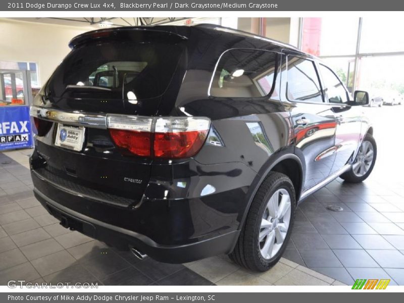 Blackberry Pearl / Dark Graystone/Medium Graystone 2011 Dodge Durango Crew Lux 4x4