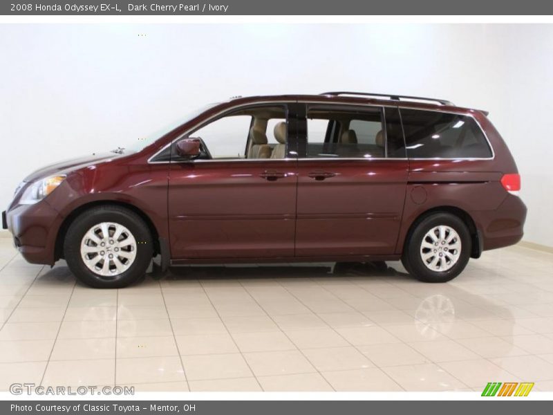 Dark Cherry Pearl / Ivory 2008 Honda Odyssey EX-L