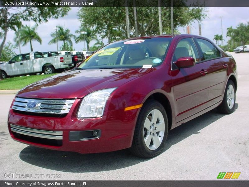 Merlot Metallic / Camel 2006 Ford Fusion SE V6