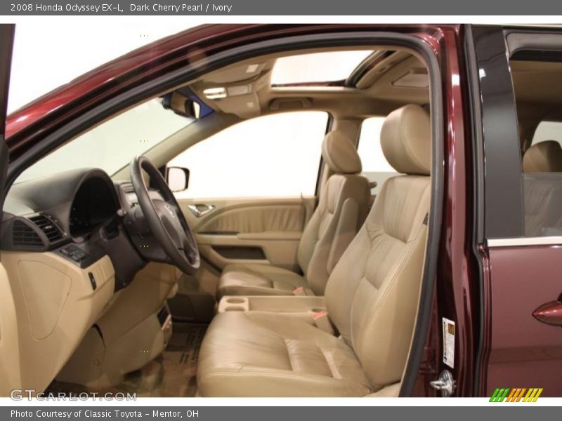 Dark Cherry Pearl / Ivory 2008 Honda Odyssey EX-L